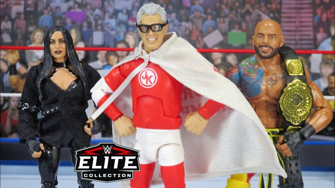 WWE Mattel Elite 101 Johnny Knoxville, Sonya Deville & Ricochet Figure Review!