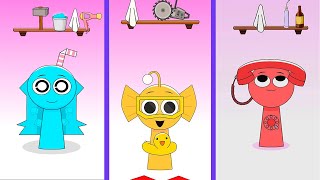 Oh No Help Aqua Bailey Tele Sprunki Incredibox