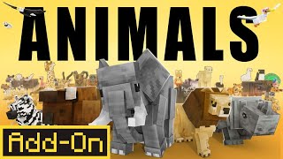 ANIMALS ADDON: 75+ Animals added to Minecraft Bedrock Survival Worlds screenshot 4