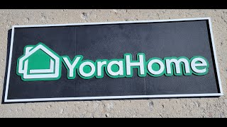 Long Yorahome sign Using Tiling