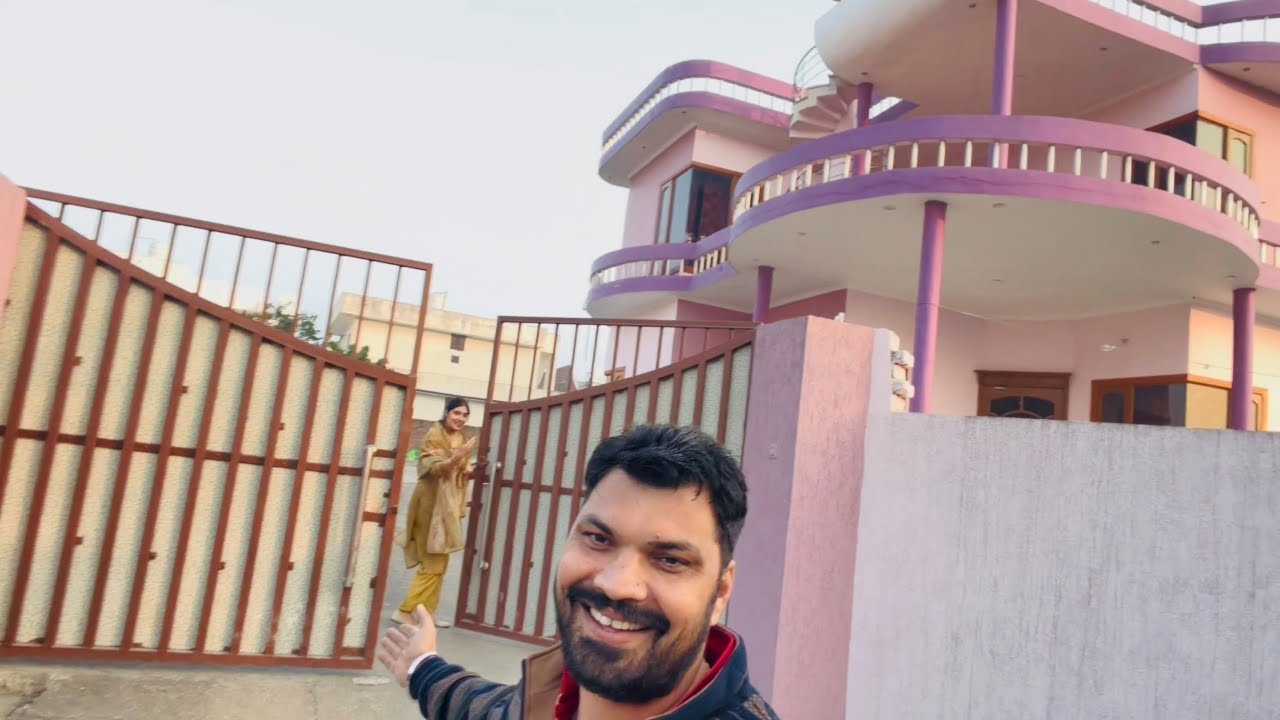 Ritu and Navi Lalia da India aaun ton baad apne Punjab wale ghar da tour. 