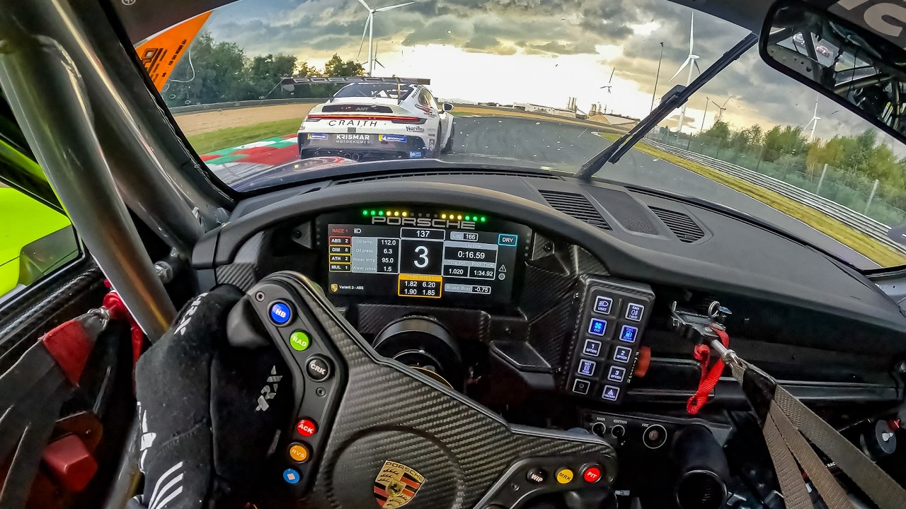 Porsche Cup at 24H of Zolder // Full POV from P7 to P1