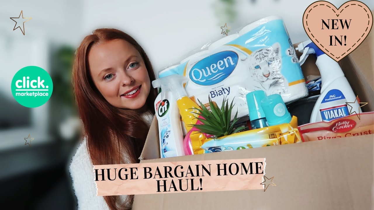 HUGE BARGAIN HOME HAUL MARCH 2021 | CLICK MARKETPLACE HAUL