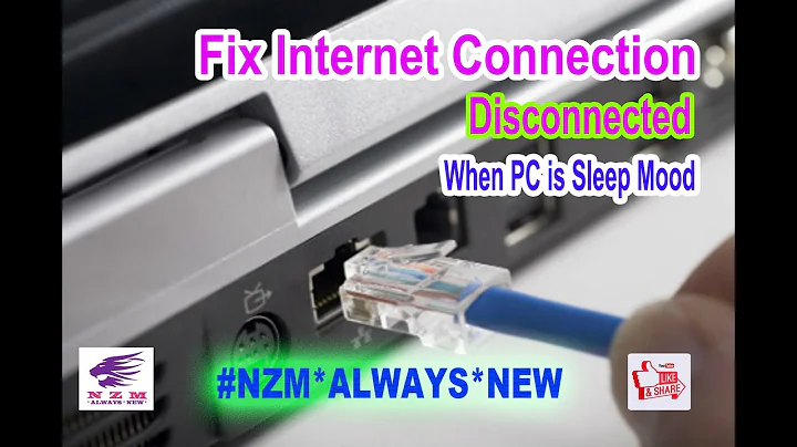 How to fix internet disconnect in sleep mode,keep internet connection active when in sleep mode