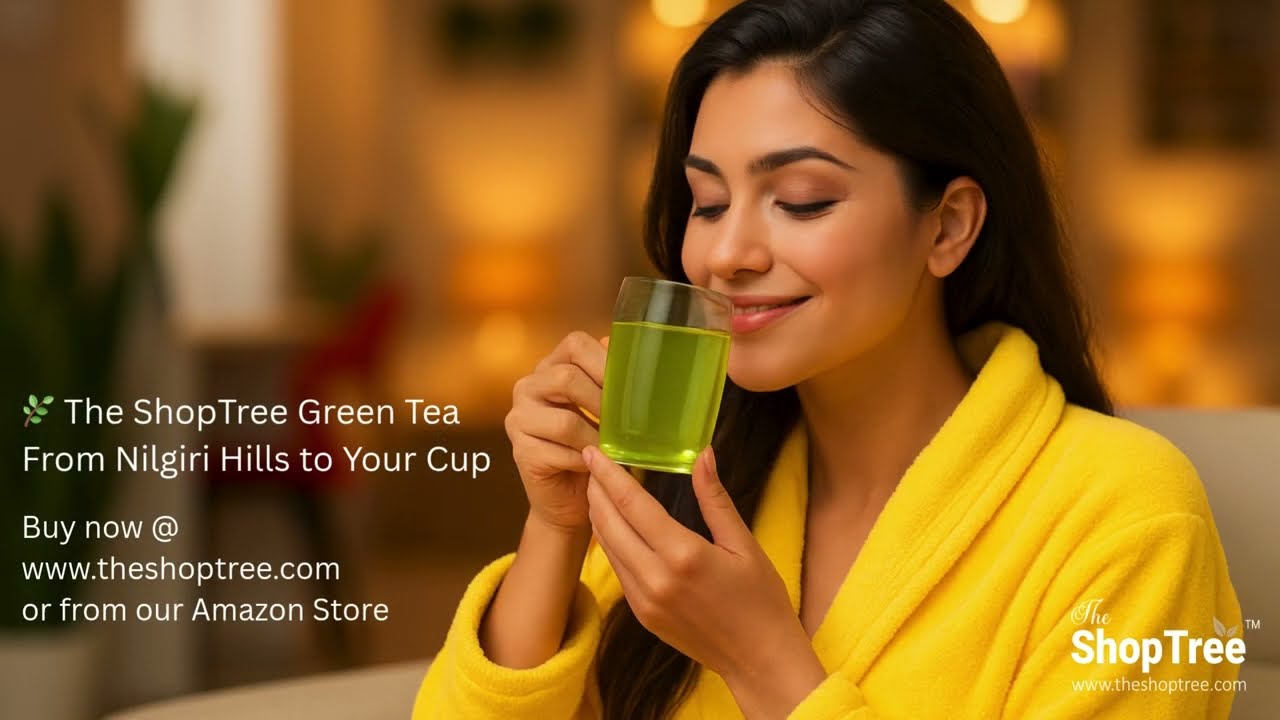 From Nilgiris to Your Cup 🍃 | The ShopTree Green Tea – Naturally Refreshing & Healthy
