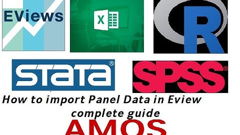 How to Import and format Panel data in Eviews | import Panel Data
