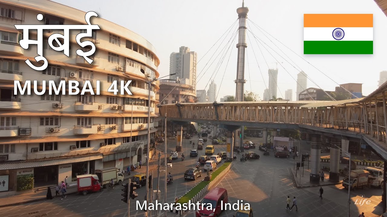 The Real Streets of Mumbai - India Walking Tour 4K HDR