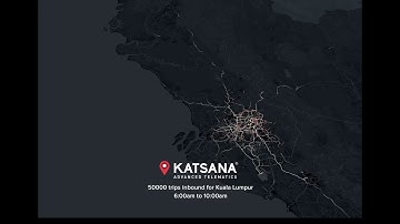 KATSANA Telematics - Visualisation of morning pattern into Kuala Lumpur