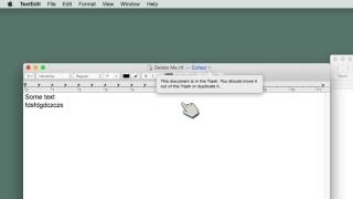 Os X Textedit Save On Delete