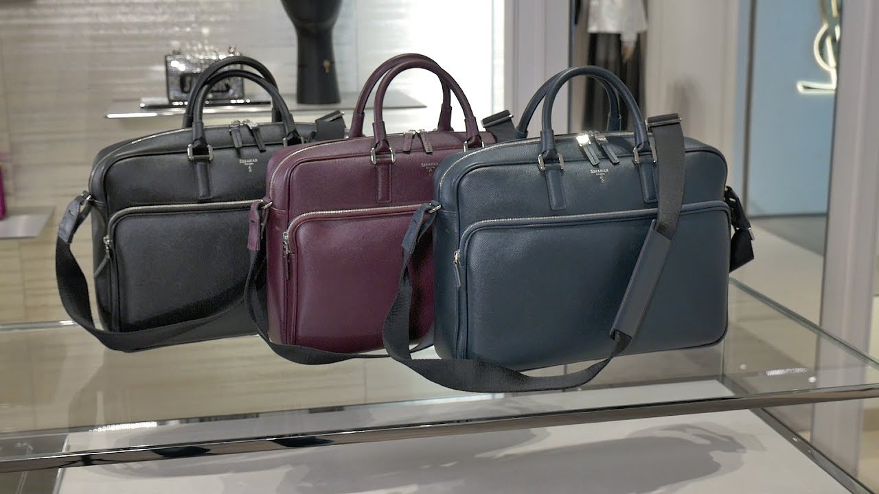 Мужской портфель от SERAPIAN, кожа теленка, review: ID 164103, 164104, 164106