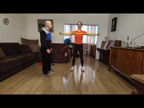 მხრებში გასამართი ვარჯიშები ზურგის კუნთებისთვის.