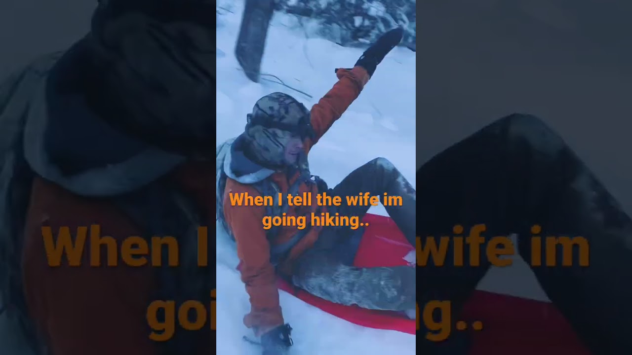 3 mile sled ride down the mountain! 