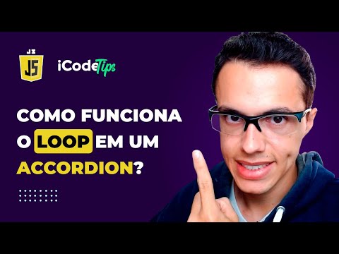 Como funciona o loop em um accordion? Javascript | ilustraCode
