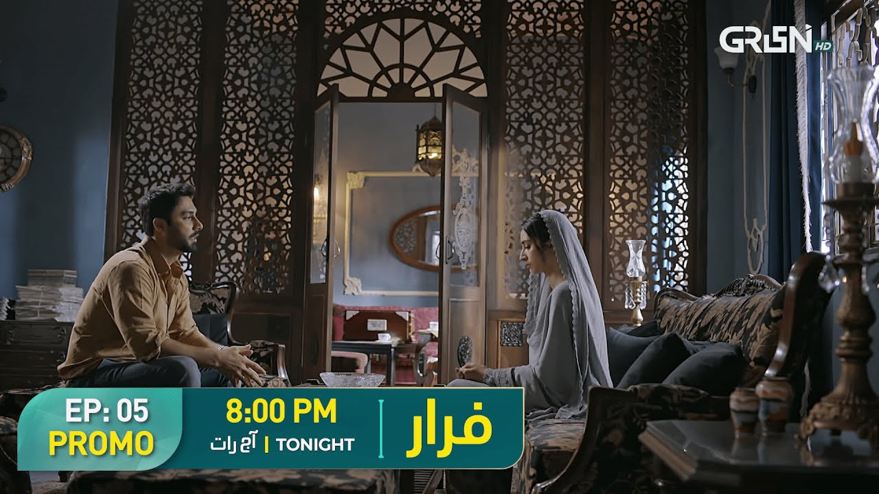 Faraar | Episode 05 Promo | Tonight at 8:00 PM | Hamza Ali Abbasi | Ahmed Ali Akbar | Green TV