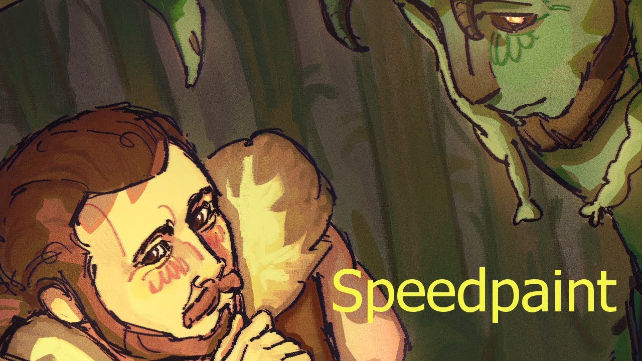 In the Jungle ||Jurassic Express Speedpaint||