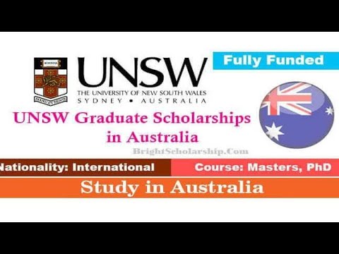 How to Apply for UNSW Graduate Scholarships 2022 in Australia | Fully Funded