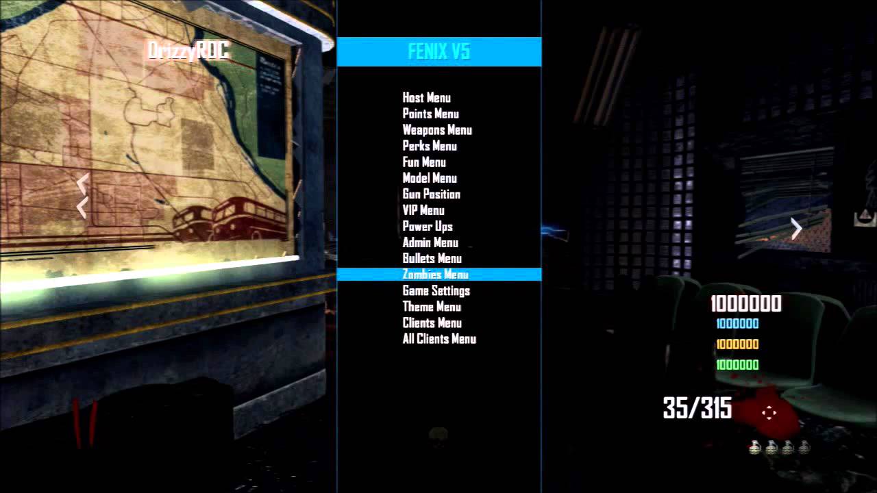 Black Ops 2 "Fenix v5" All Clients Zombies GSC Mod Menu [+Unfair Aimbot] + Download