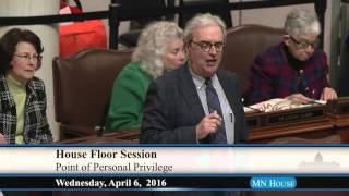 House Floor Session  4/6/16