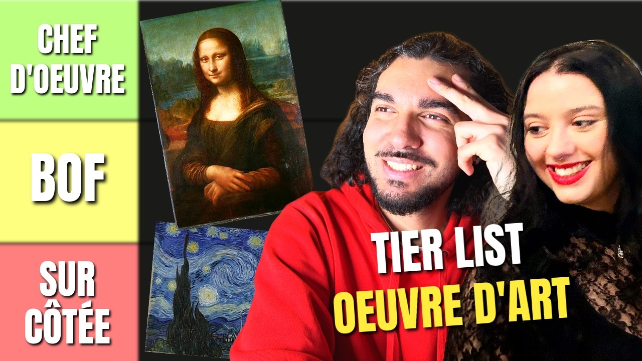TIERLIST DES PEINTURES CÉLÈBRES (ne vous énervez pas...)