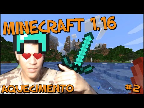 EU ACHEI O LUGAR MAIS BONITO DO MINECRAFT (Minecraft 1.16 - Aquecimento) (2)