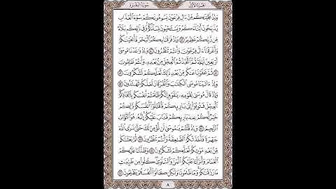 القرآن الكريم بصوت الشيخ سعد الغامدى صفحات صفحة رقم ( 8 )