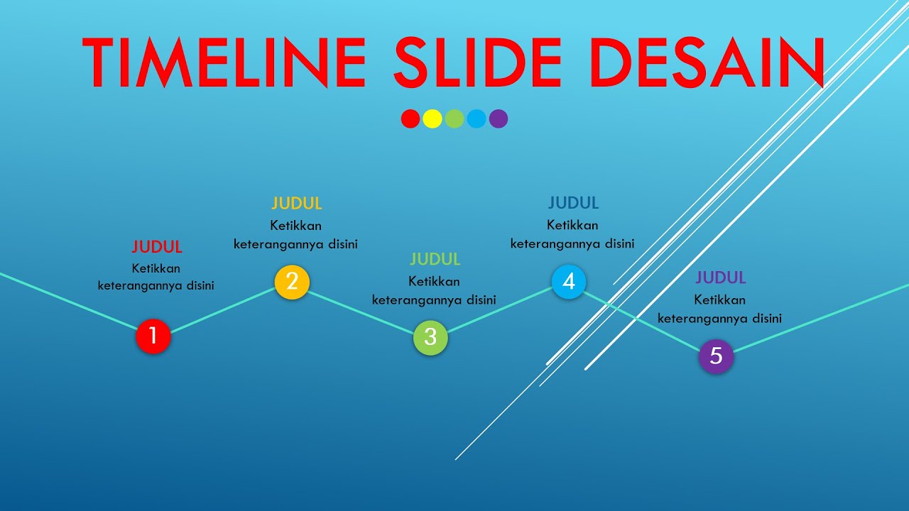  Animasi  Powerpoint  Cara Desain Timeline Menarik  di 