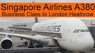 Trip report: Singapore Airlines Business Class A380 to London