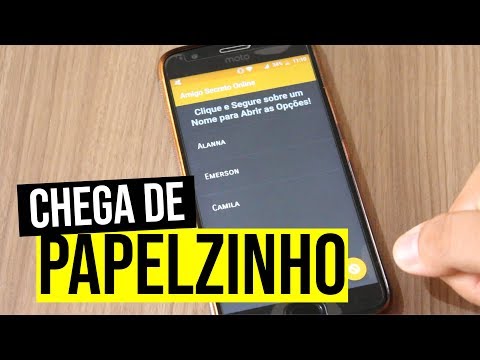 Como SORTEAR amigo secreto ONLINE pelo Whatsapp Messenger Facebook Email