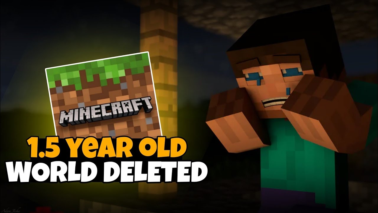 MINECRAFT 1.5 YEAR OLD WORLD DELETED | @TechnoGamerzOfficial - YouTube