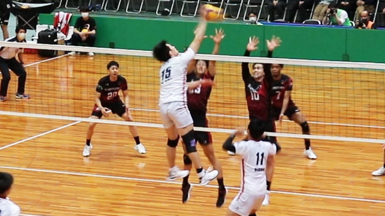 【2022黒鷲旗バレー】サントリーサンバーズ vs 大分三好ヴァイセアドラー　第１セット ＜全日本男女選抜バレーボール大会＞