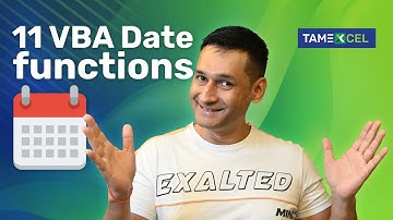 11 commonly used VBA Date functions in Microsoft Excel 365