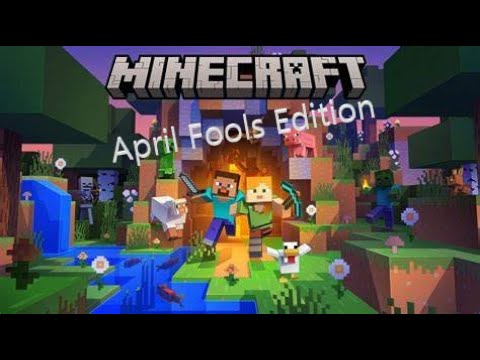 Playing the April Fools Update on Minecraft! - YouTube