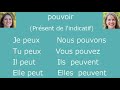 French verb conjugation of pouvoir in the present tense ...