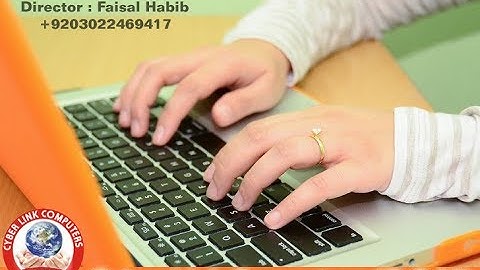 line spacing in Ms Word Lesson By Cyber Link Computers & Training Canter  (Budhla Sant,Multan)