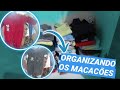 ORGANIZANDO OS MACACÕES QUE O BABY GANHOU !!!