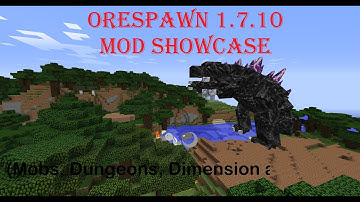 Orespawn 1.7.10 Mod Showcase (Mobs, Dungeons, Dimensions and more)