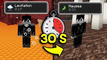 Minecraft, ma HO UN EFFETTO DIVERSO OGNI 30 SECONDI *inaspettato*