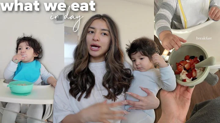 what my BABY and I EAT in a day!