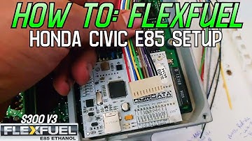 Simple Civic E85 Conversion! Thanks to Hondata S300 V3 ECU!