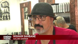 Women rush to do their hair before salons close in Miami