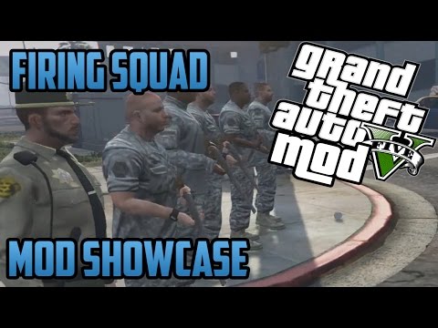 GTA 5 PC Mod Firing Squad Mod! (GTA 5 Mod Showcase)