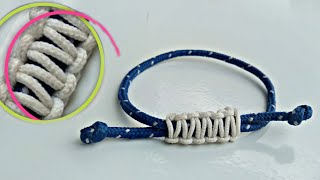 Ide Kreatif - Sangat Mudah Membuat Gelang dari Tali Sepatu