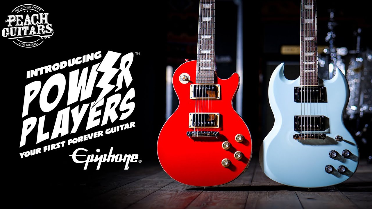 Players　SG　By　Epiphone　Peach　Blue　Inspired　Power　Ice　Gibson　Collection　Guitars