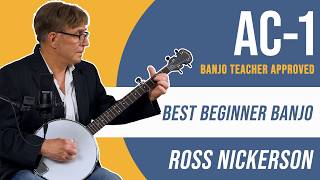 AC-1: Acoustic Composite 5-String Open Back Banjo with Gig Bag
