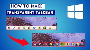 How to make Transparent TaskBar in Windows10/11 | Without any Softwares | Tutorial in 3 minutes.