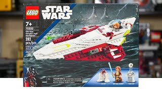 LEGO Star Wars 75333 OBI-WAN KENOBI'S JEDI STARFIGHTER Review! (2022)