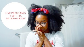 Live Pregnancy Test⎢TTC Naturally With PCOS & Hyperthyroidism