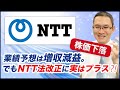 【NTT(9432) 株価下落中↓】～NTT法改正議論の中、増収減益予想をどう受け止める？～　2024年6月8日