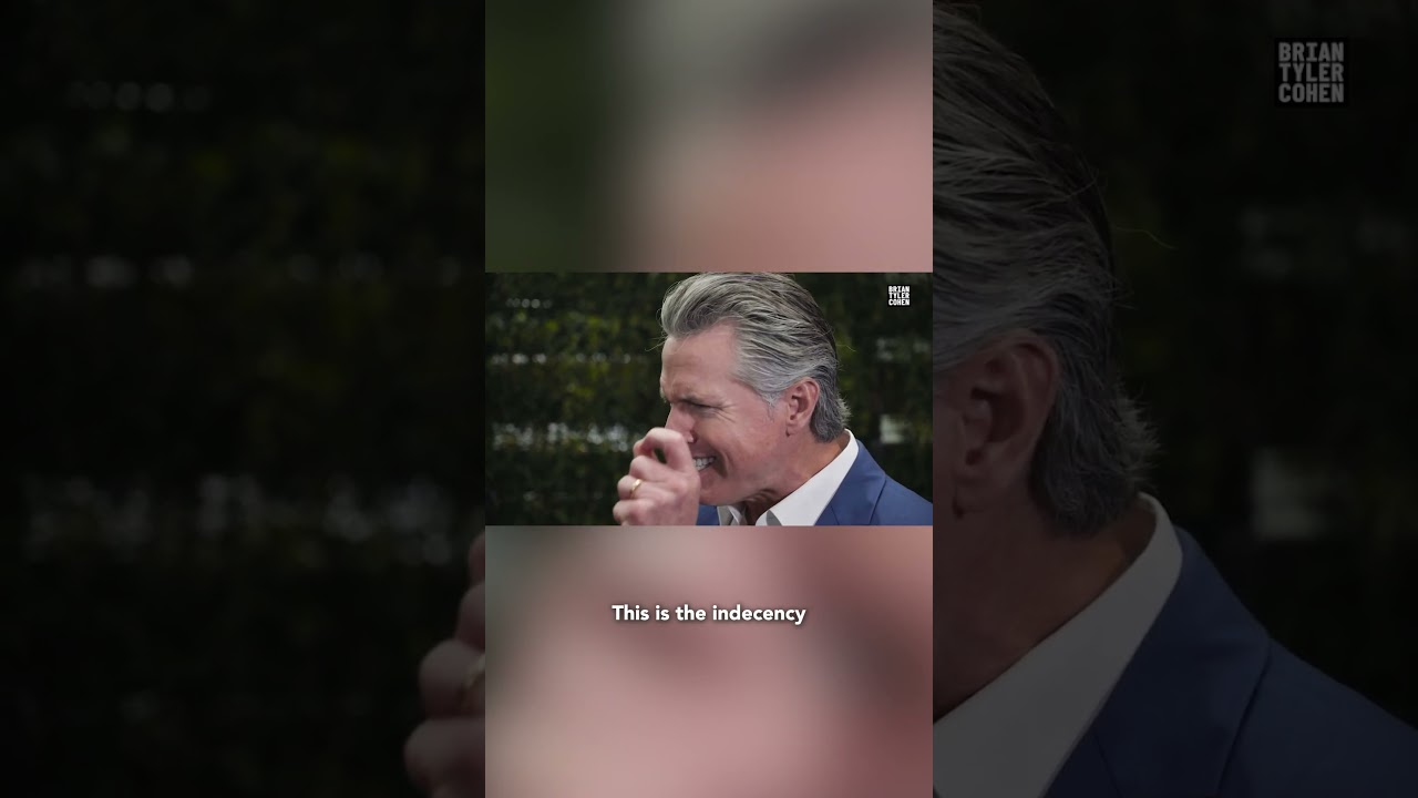 Newsom slams pretend "pious" Mike Johnson