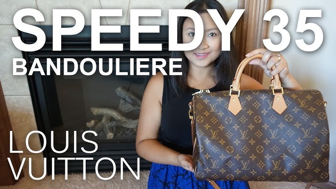 Louis Vuitton Speedy 35 Bandolier